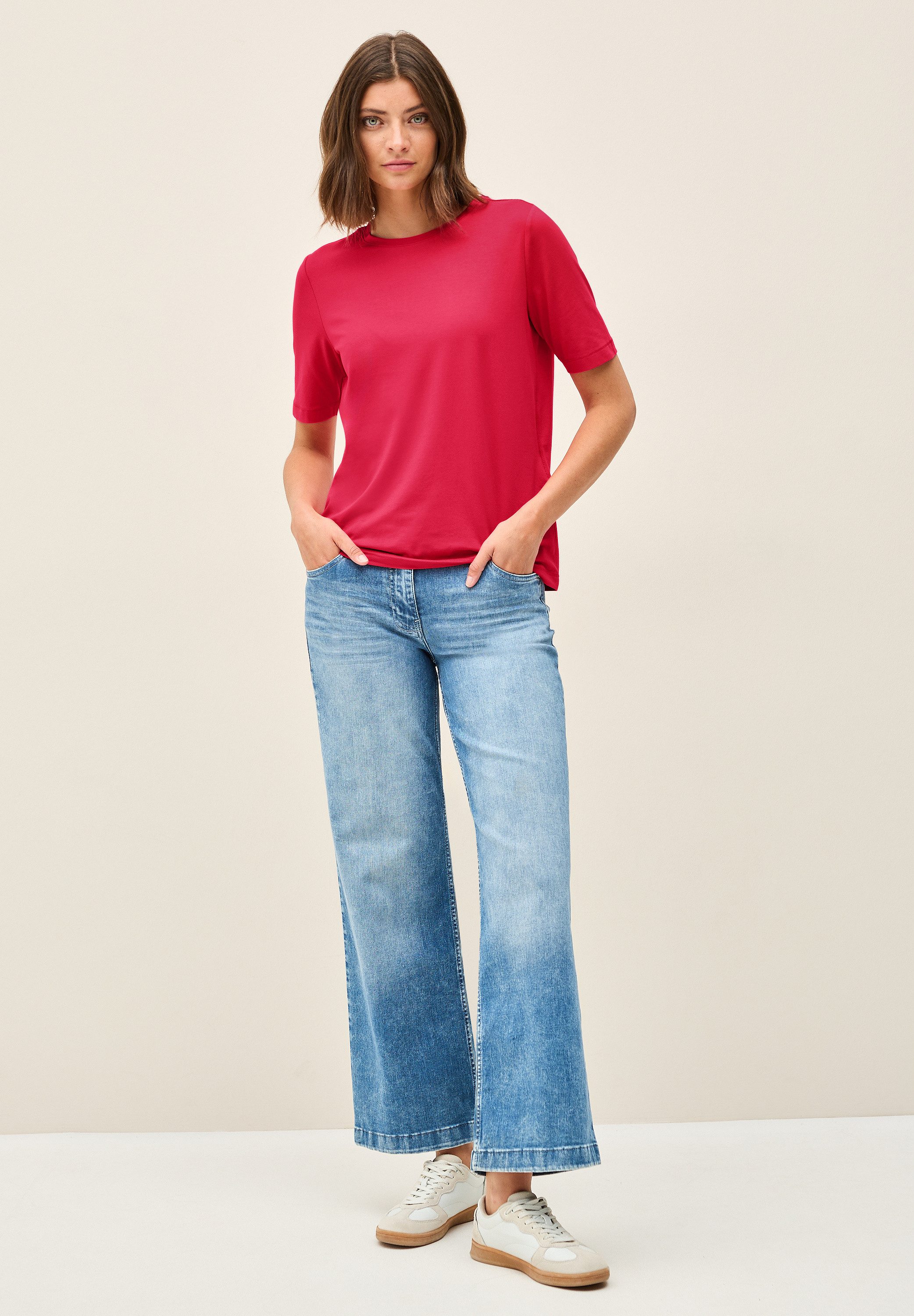 CECIL T-Shirt im soften Baumwoll-Mix – Bild 4 von 5