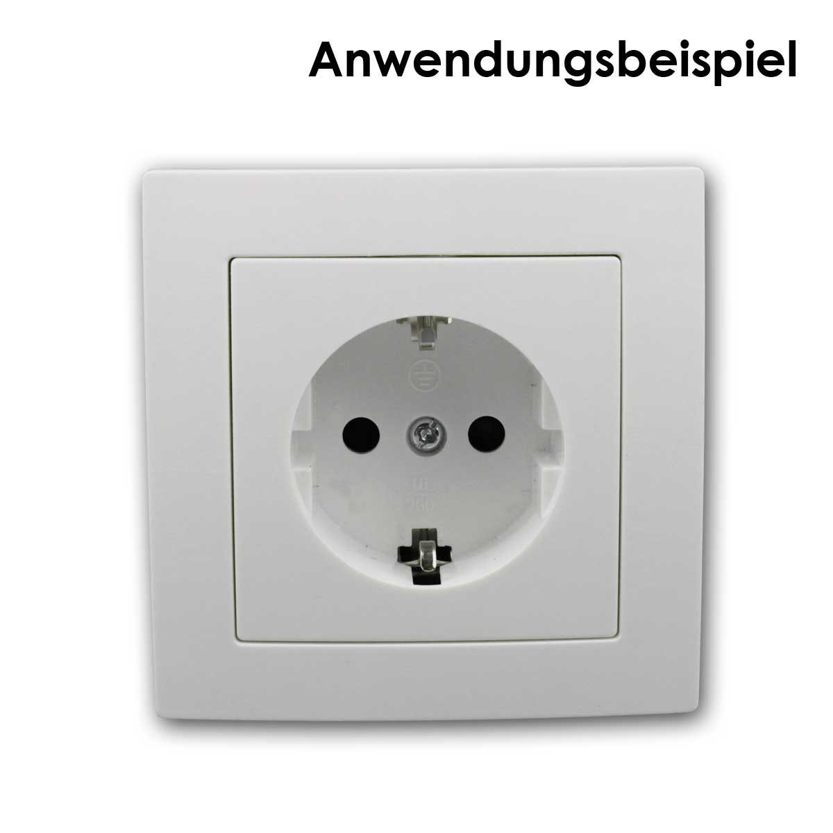 McPower Rahmen FLAIR Rahmen, 1-fach, weiß matt, Einfachrahmen
