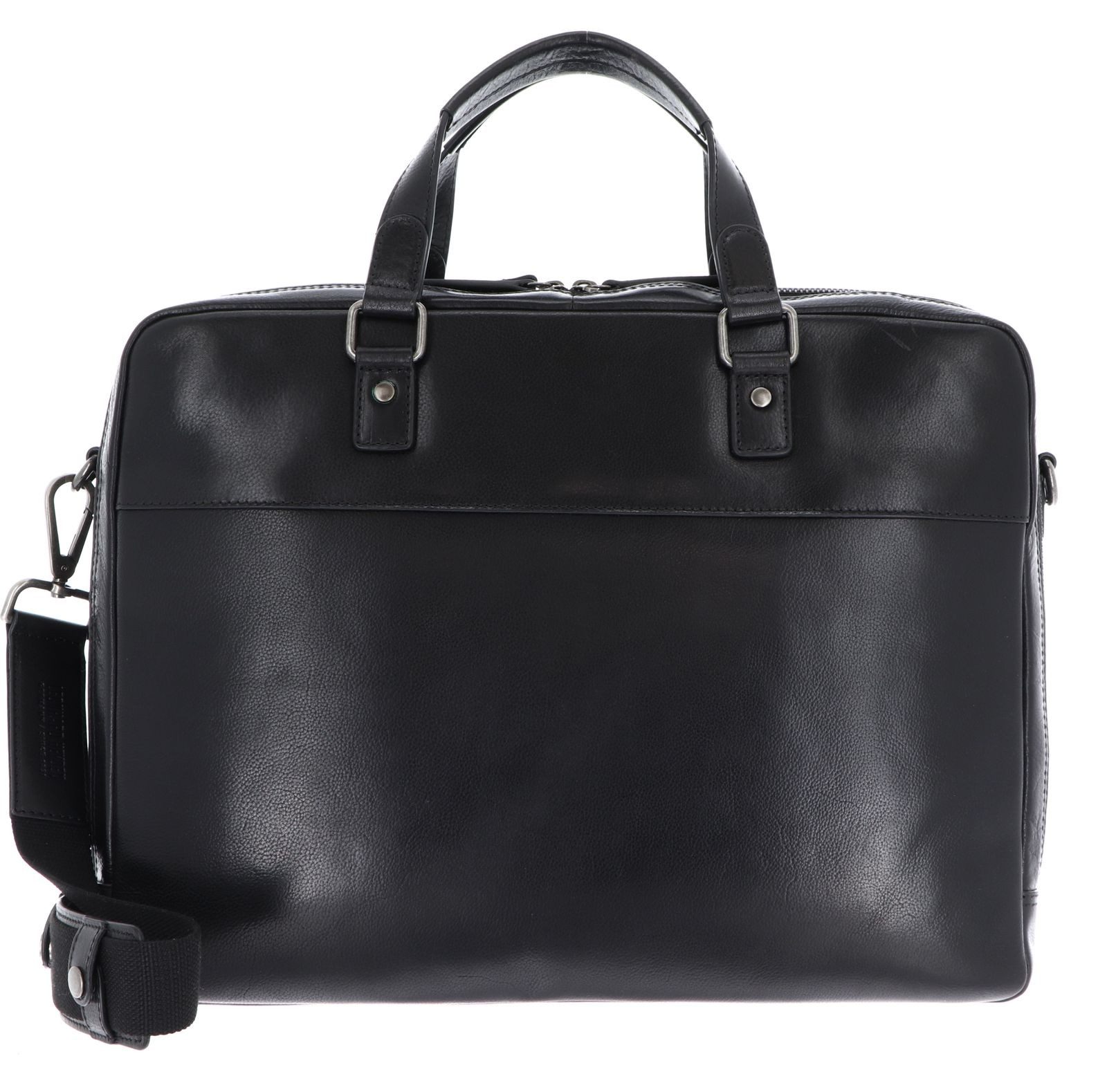 Leonhard Heyden Henkeltasche Zipped Briefcase 2 Compartments (Set, 2-tlg), aus echtem Leder