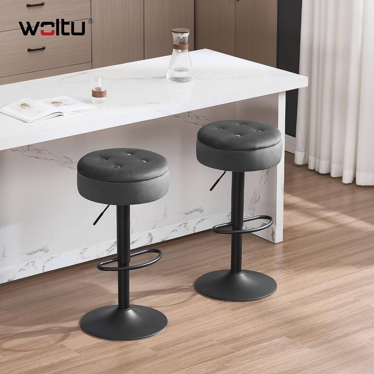 Woltu Barhocker (2 St), Sitzhocker mit günstig online kaufen