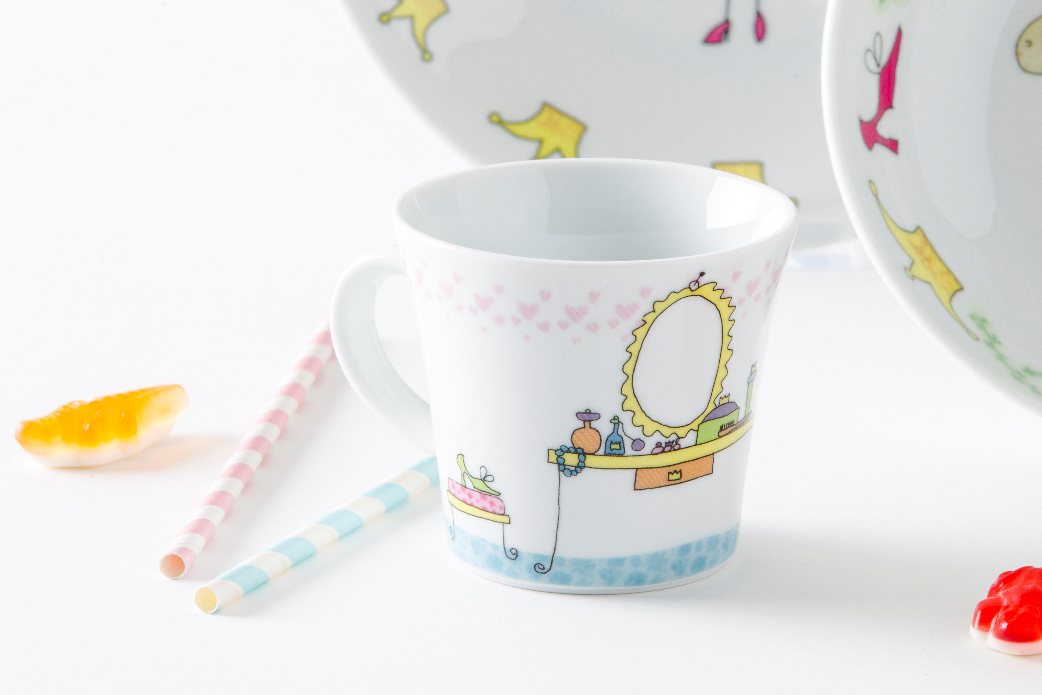 KAHLA Tasse Kids Tasse 0,22 l, 1-tlg., Porzellan, spülmaschinenfest, mikrowellenfest, Made in Germany
