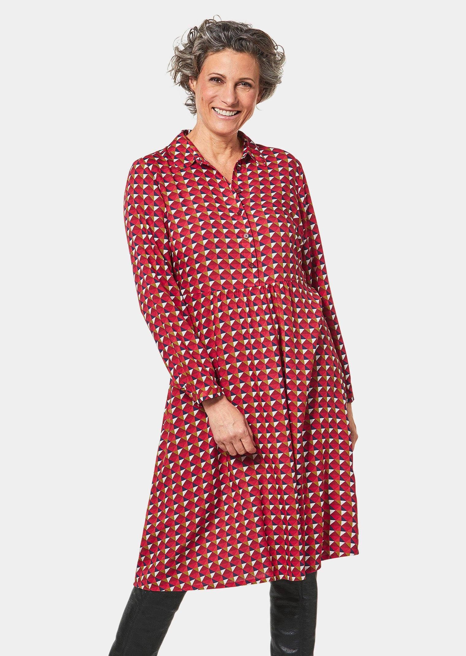 GOLDNER Druckkleid Bequemes Freizeitkleid in modischem günstig online kaufen