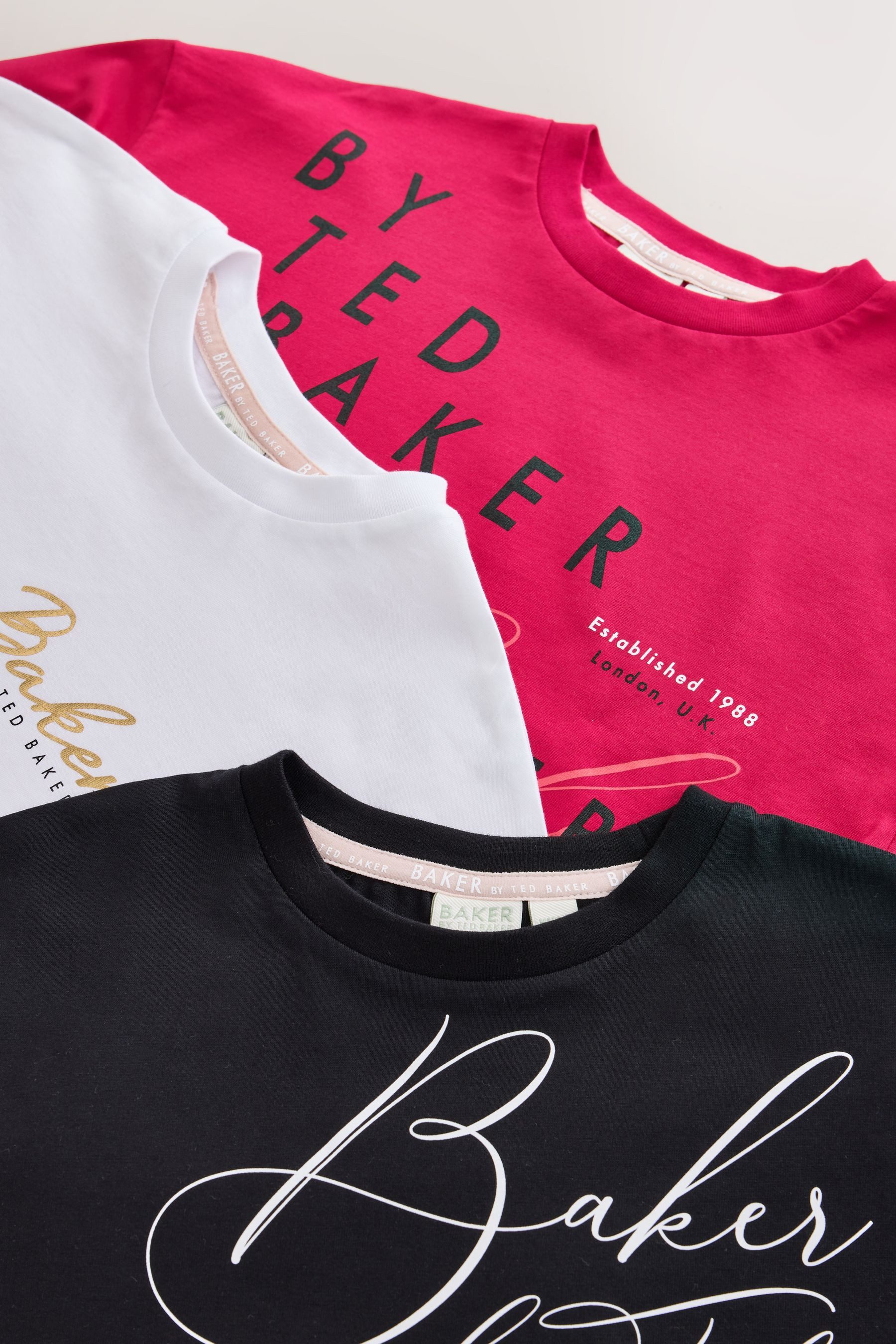 Baker by Ted Baker T-Shirt Baker by Ted Baker T-Shirts mit Grafik, 3er-Pack (3-tlg) – Bild 3 von 5