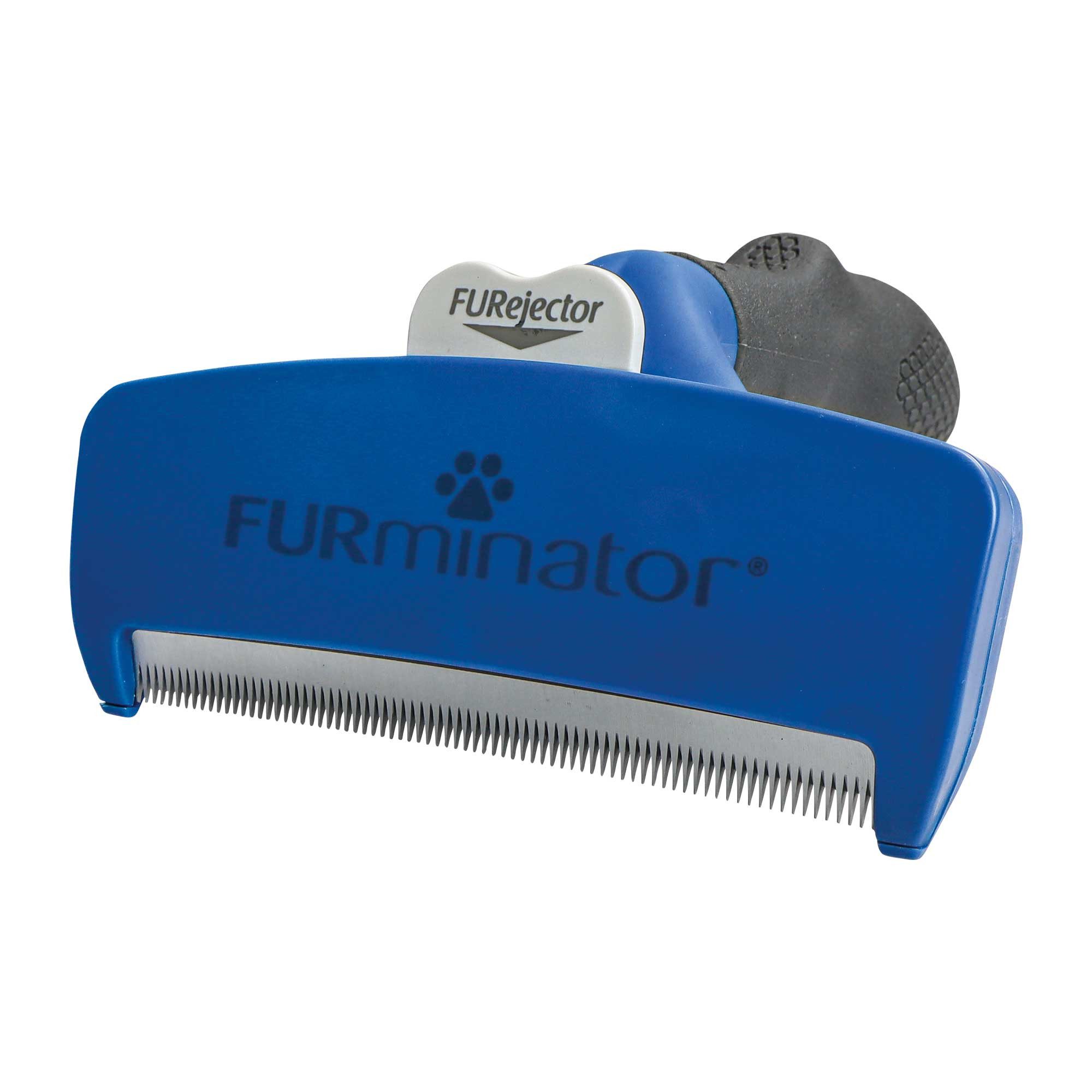 FURminator Unterwollharke Furminator® deShedding - für kurzhaarige Hunde, Metall, für Hunde und Katzen