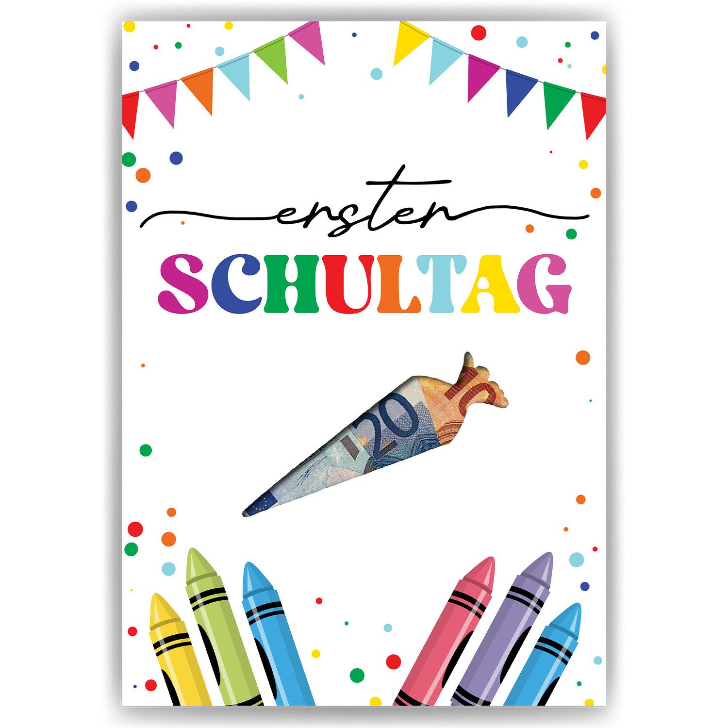 Tigerlino Плакат Erster Schultag Geschenk Einschulung Schulanfang Erstklässler