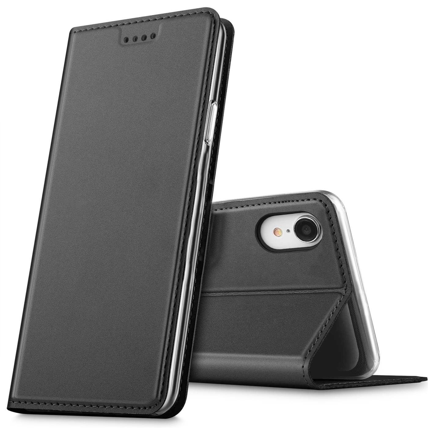 CoolGadget Handyhülle Magnet Case Handy Tasche für Apple iPhone XR 6,1 Zoll, Hülle Klapphülle Ultra Slim Flip Cover für iPhone XR Schutzhülle