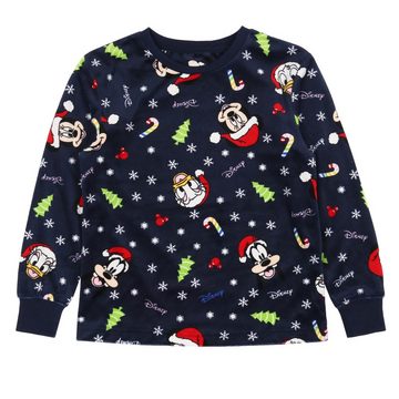 Sarcia.eu Schlafanzug DISNEY Mickey Maus Weihnachtspyjama für Kinder, dunkelblau 3-4 Jahre