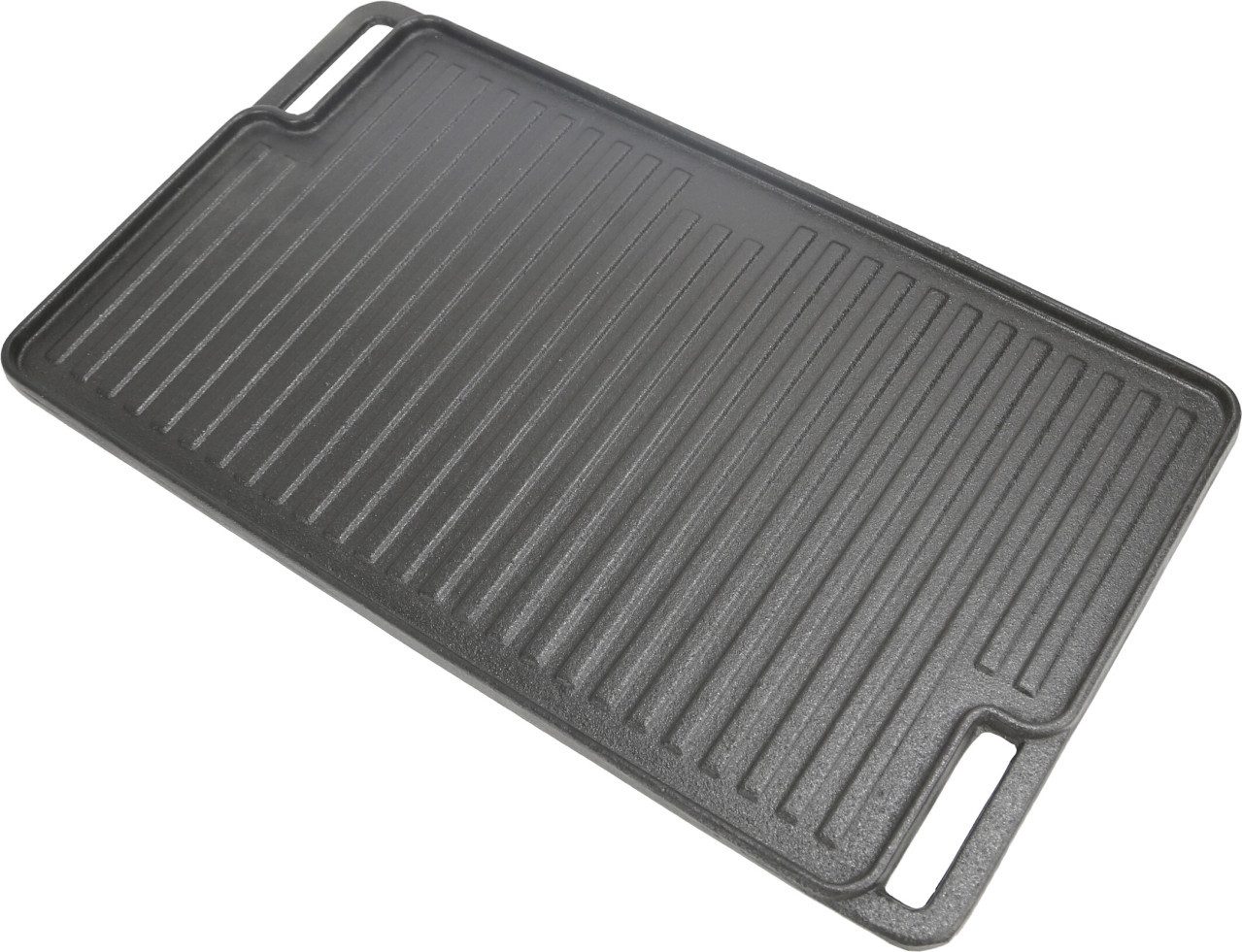 Primaster Grillplatte Primaster Gusswendeplatte eckig 46 x 26 x 2 cm