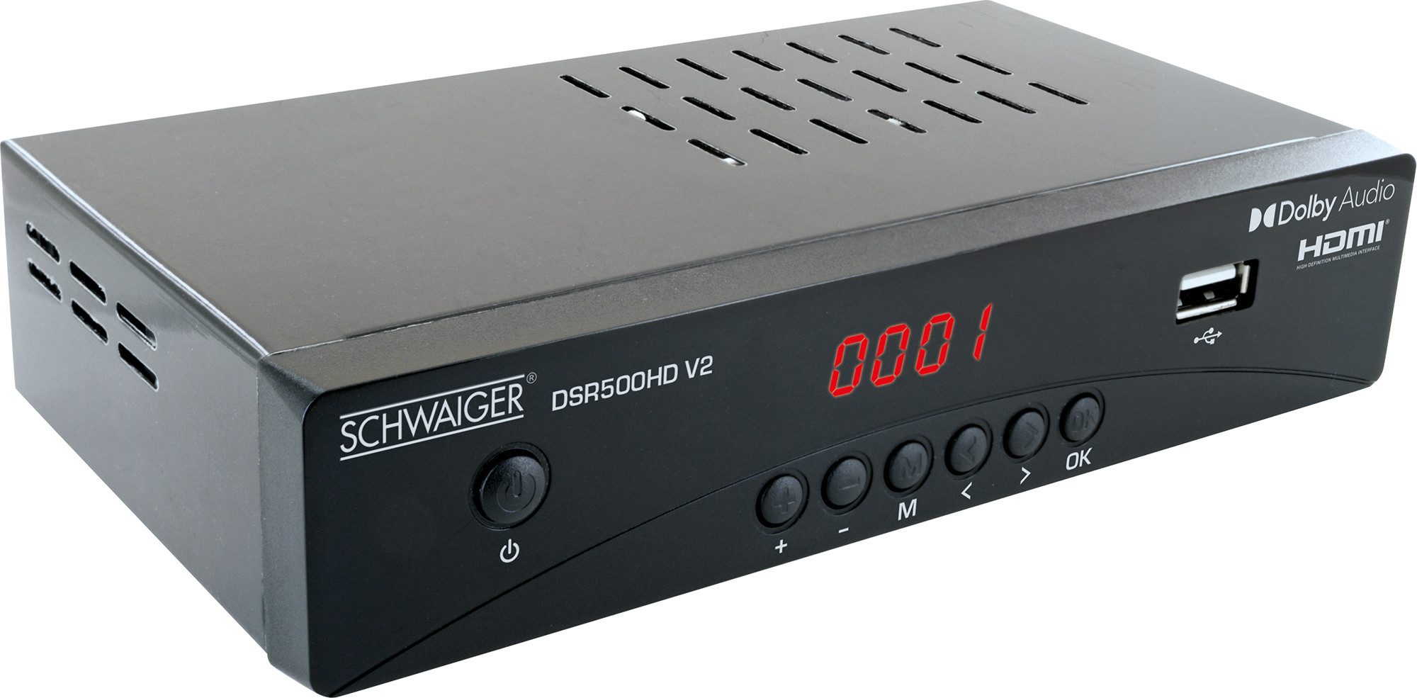 Schwaiger DSR500HD Satellitenreceiver (Eingebauter Mediaplayer)