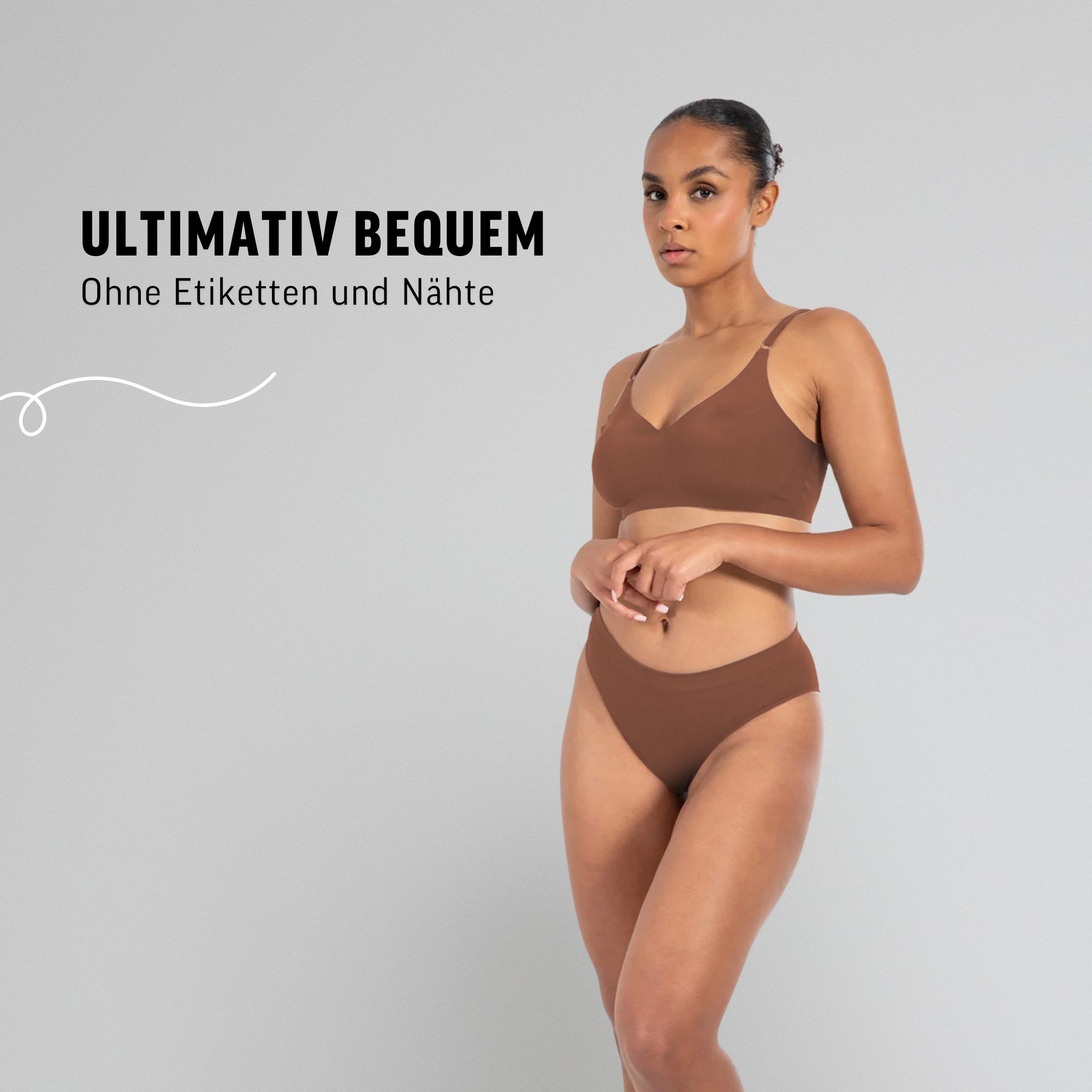 Smilodox Bralette Nysa mit Cups, leicht bügellos Komfort BH, anpassbare Träger Hochwertige Underwear, vielseitig einsetzbar, leichte Shapewear