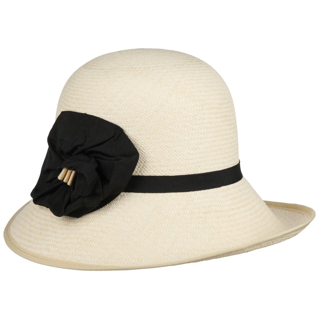 Lierys Sonnenhut (1-St) Panamastrohhut mit Ripsband, Made in Italy