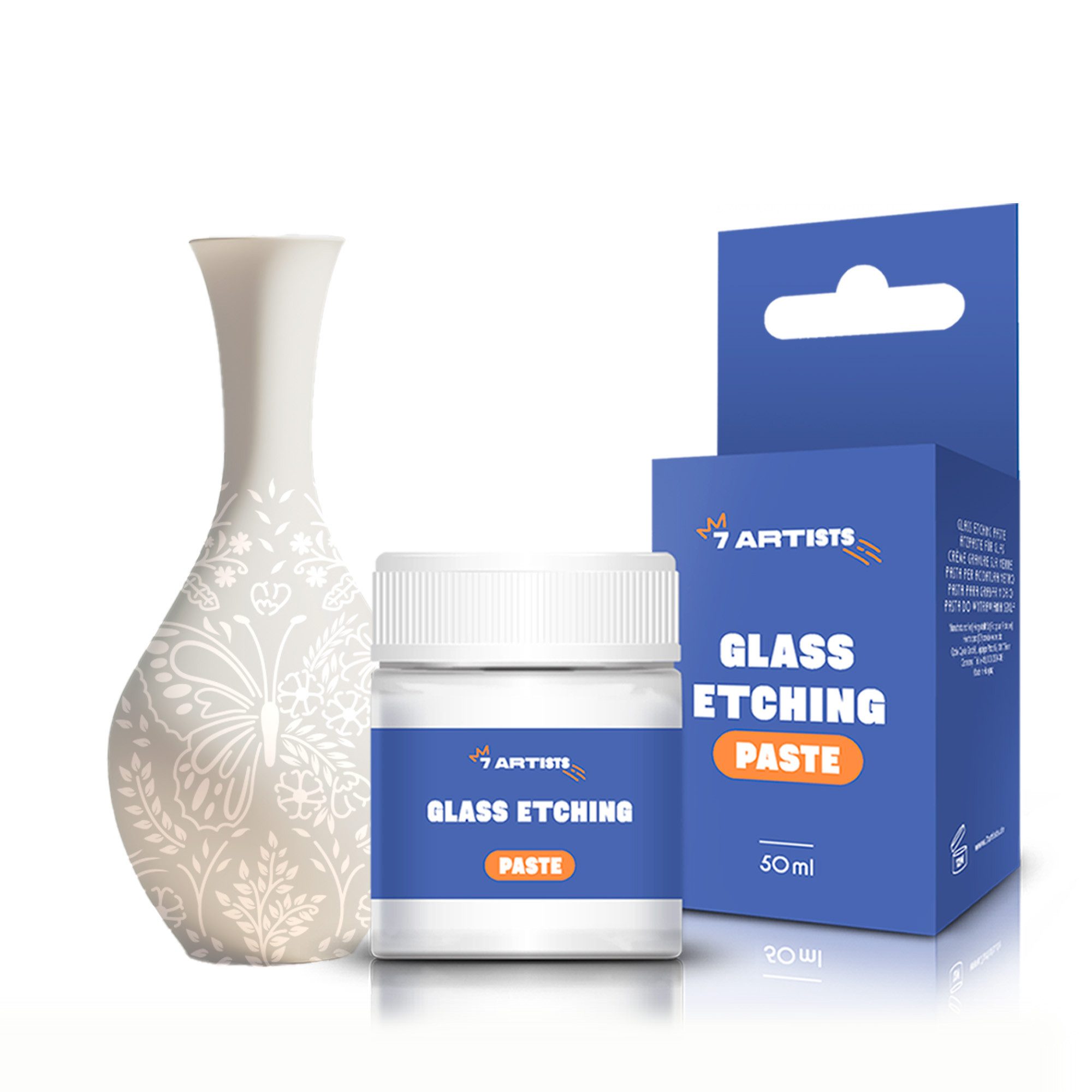 7 Artists Malpaste 7 Artists Glasätzcreme 50 ml für nicht gehärtetes Glas