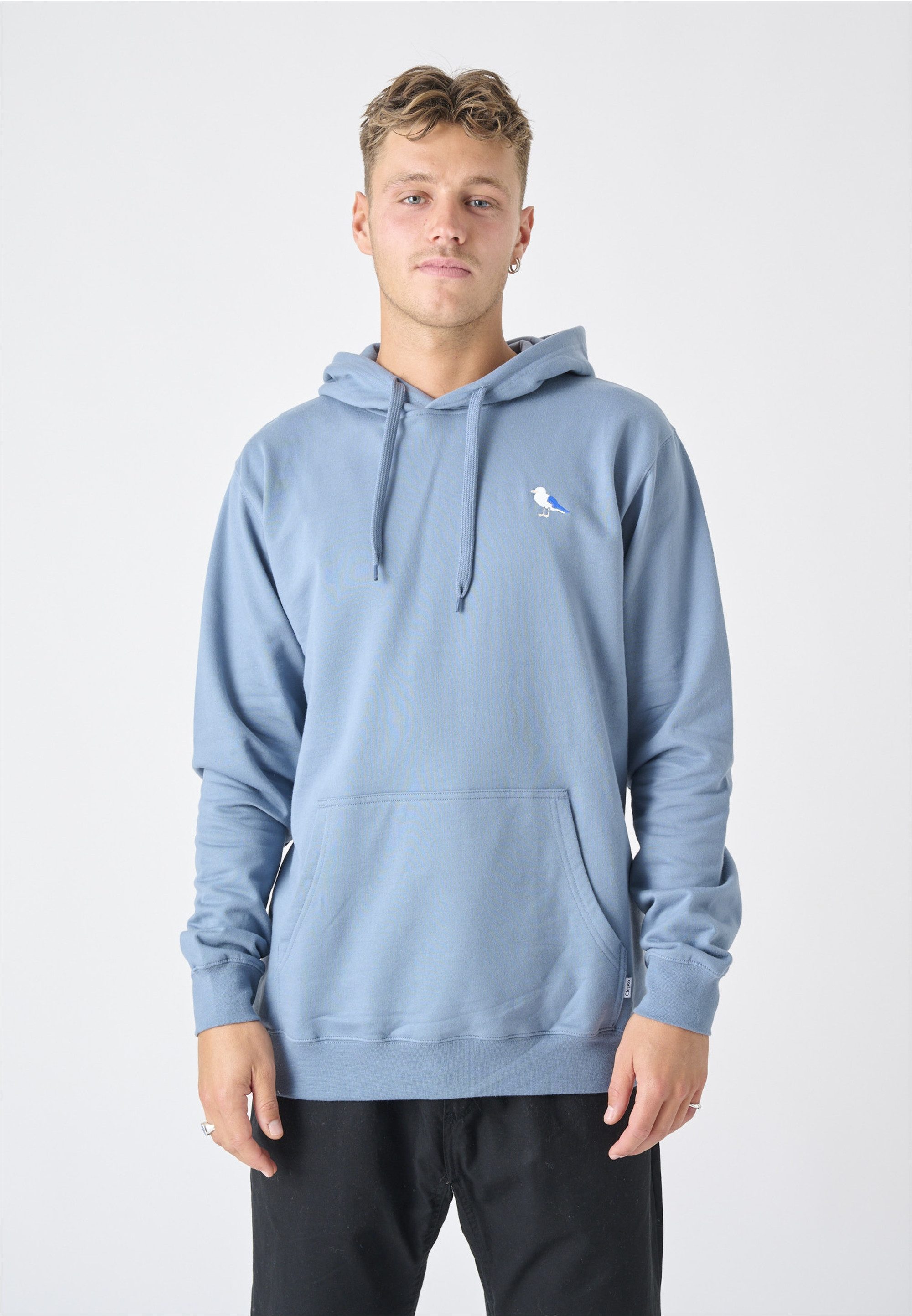 Cleptomanicx Kapuzensweatshirt Hooded Embro Gull 2 (1-tlg) im klassischen Design