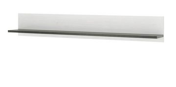 Furn.Design Wandboard Stove, Wandregal in Pinie weiß und anthrazit, Breite 160 cm