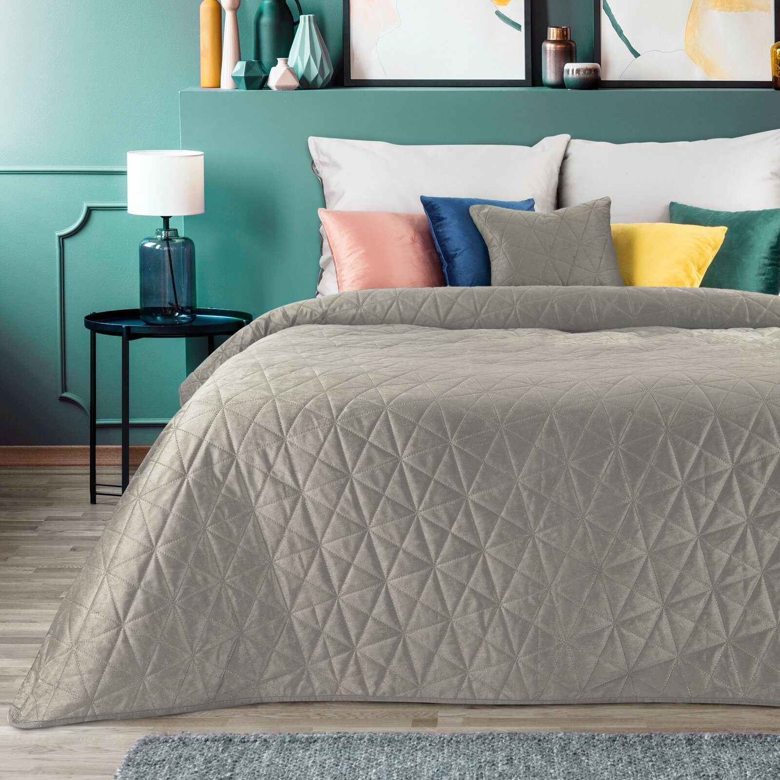 Eurofirany Tagesdecke Tagesdecke LUIZ5 1, Weicher Velours, In vielen Farben günstig online kaufen