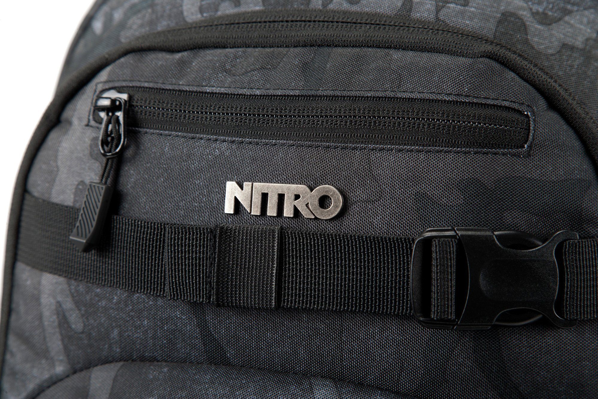 NITRO Schulrucksack Chase, Alltagsrucksack, Rucksack Arbeit Freizeit, und für forged camo Reise Schule