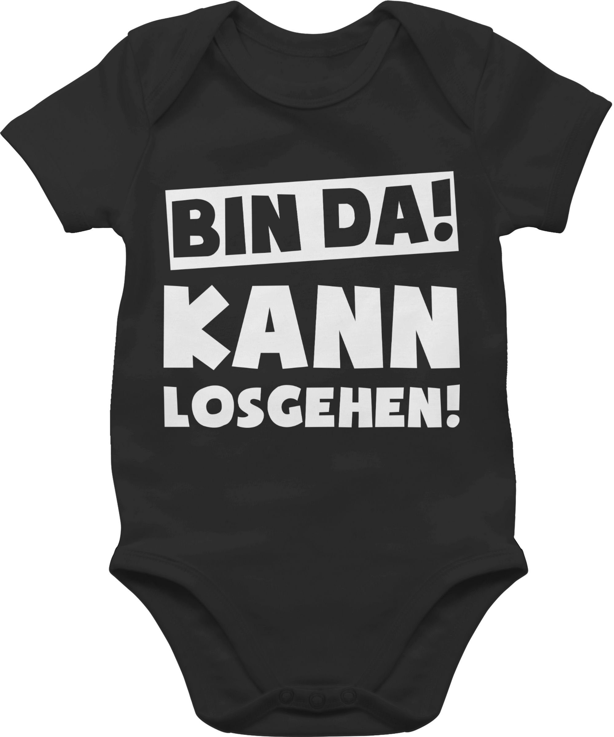 Shirtbody Bin da kann losgehen Spruch I