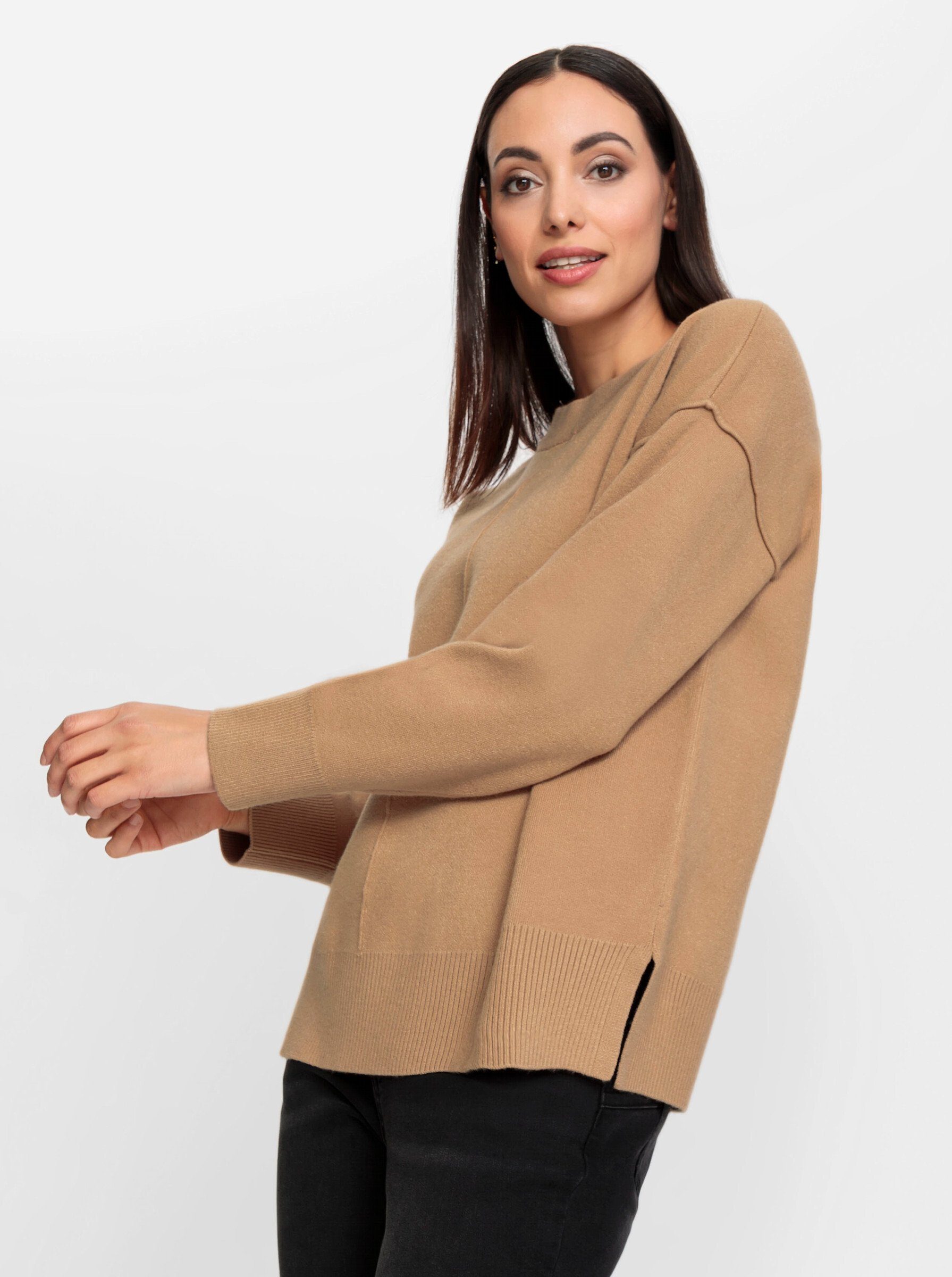 heine Strickpullover Rundhalspullover . günstig online kaufen