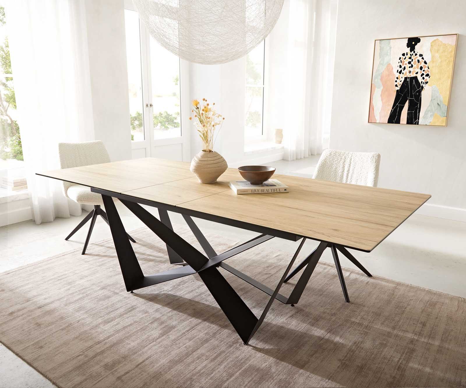 DELIFE Esstisch Edge, Keramik Laminam® Sabbia günstig online kaufen
