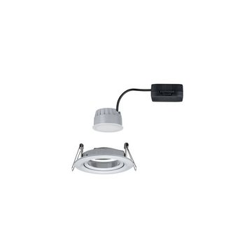 Paulmann LED Einbauleuchte LED Einbauleuchte 3-Step-Dim Coin schwenkbar rund, Dimmbar über Lichtschalter, Schwenkbar, Geringe Einbautiefe