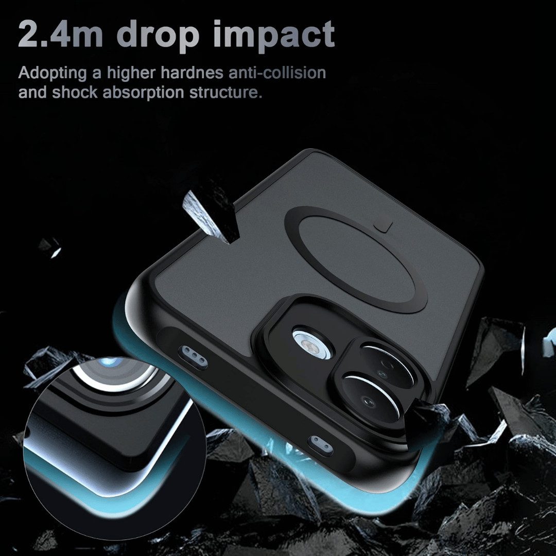 SmartUP Smartphone-Hülle + 2x Schutzglas für Xiaomi Redmi Note 17 4G MagSafe Panzerfolie Cover 6,99, MagSafe-Technologie, integrierter Kameraschutz – Bild 4 von 5