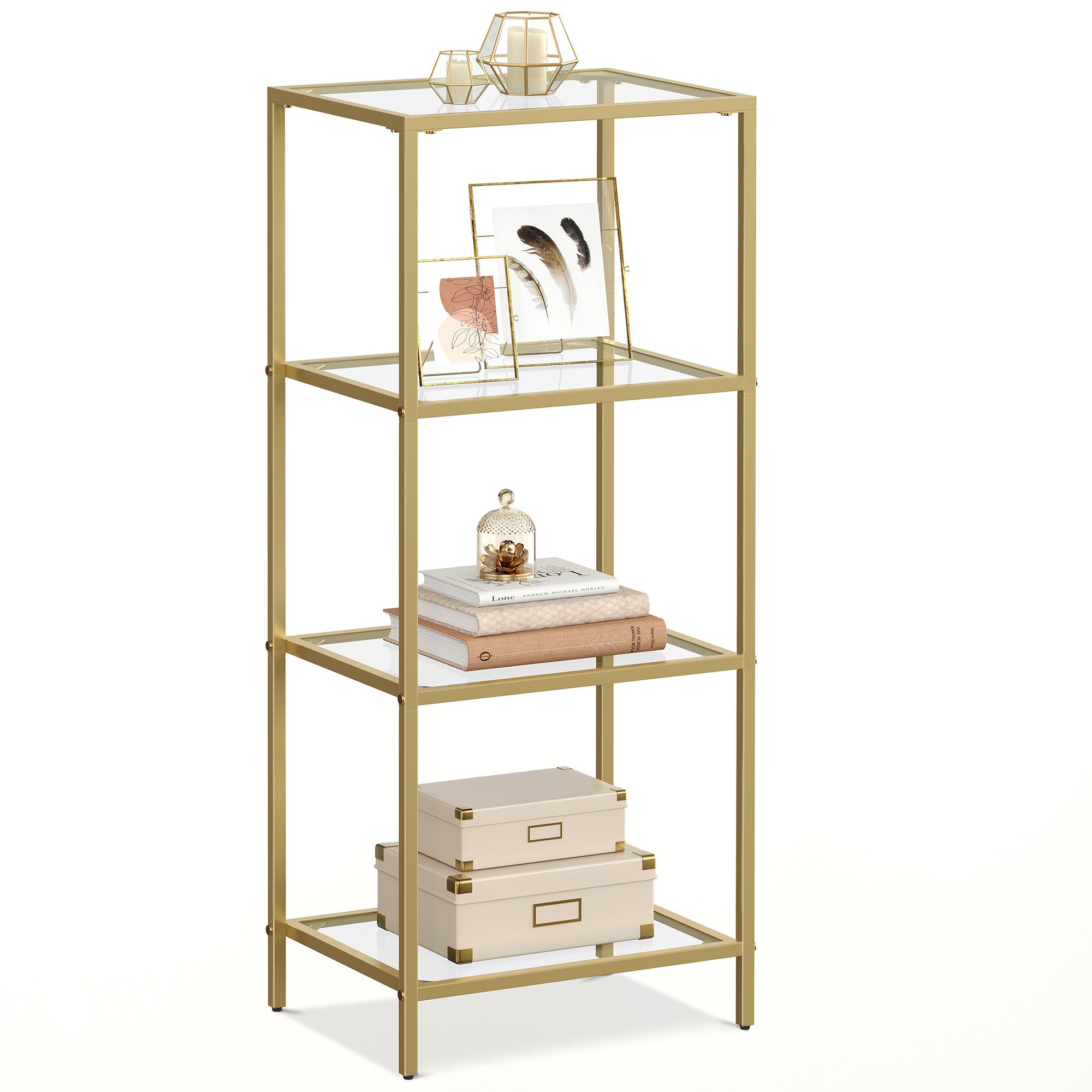 VASAGLE Bücherregal, 1-tlg., Standregal, Küchenregal, stabil, günstig online kaufen