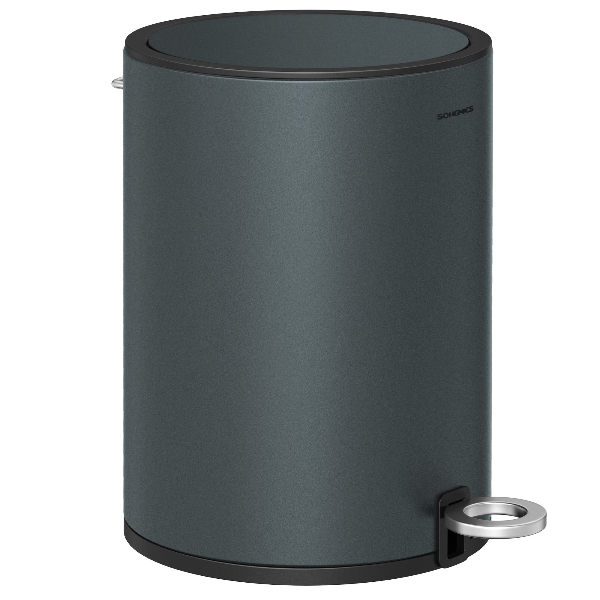 SONGMICS Kosmetikeimer herausnehmbarer Inneneimer aus Kunststoff, für Badezimmer, Mülleimer Bad, Abfalleimer, Softclose, 3 Liter