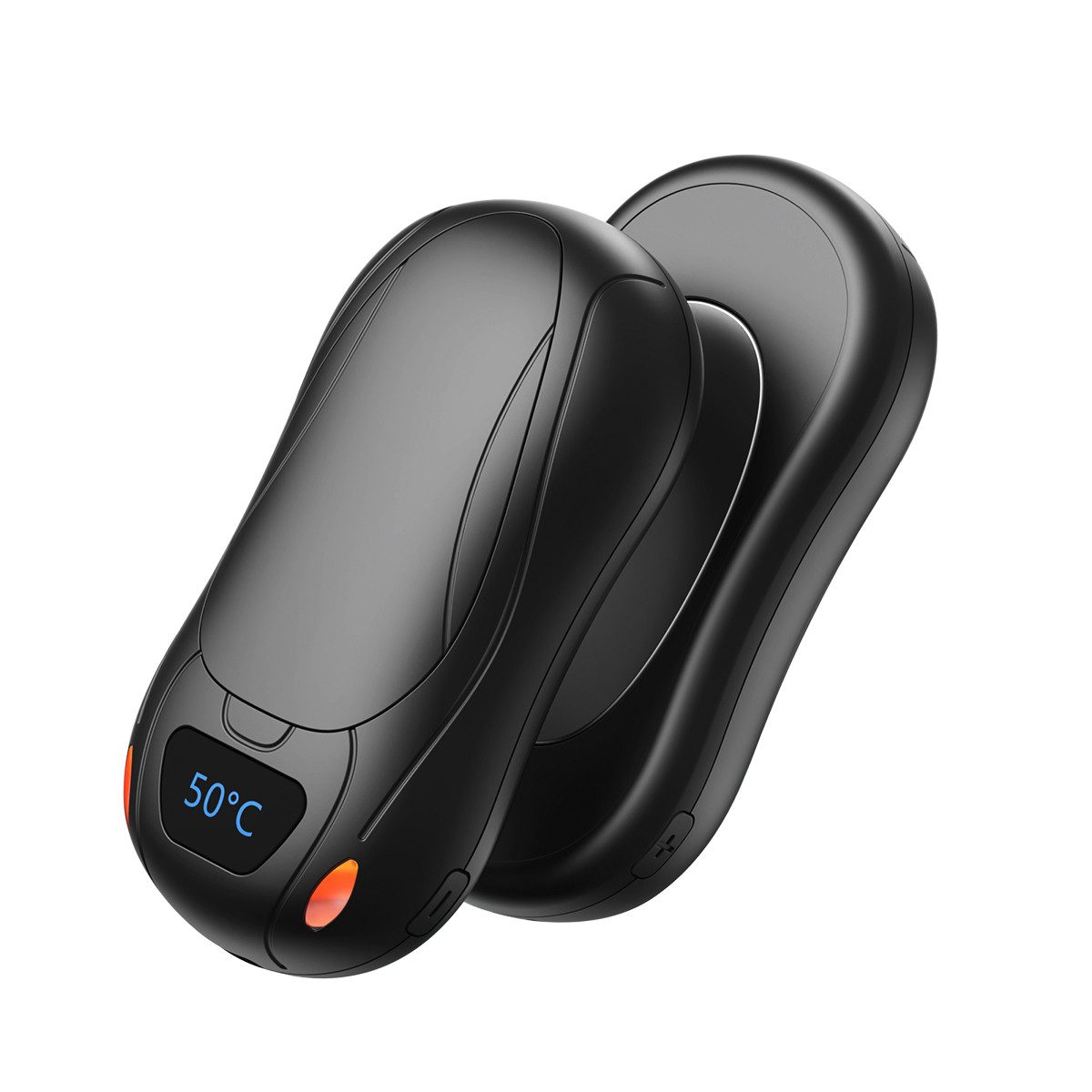 Handwärmer Elektrischer Handwärmer 2er-Pack–6000mAh, 3 Heizstufen, Digitaldisplay