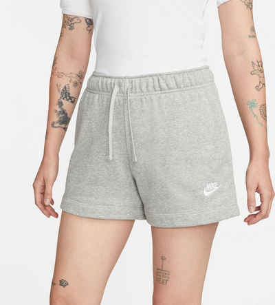 Nike Shorts Nike Sportswear Club Fleece Shorts Damen kurze Hose hellgrau