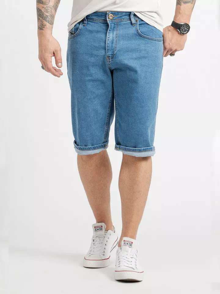 Rock Creek Bermudas Herren Shorts Jeansshorts Denim Blau RC-2424