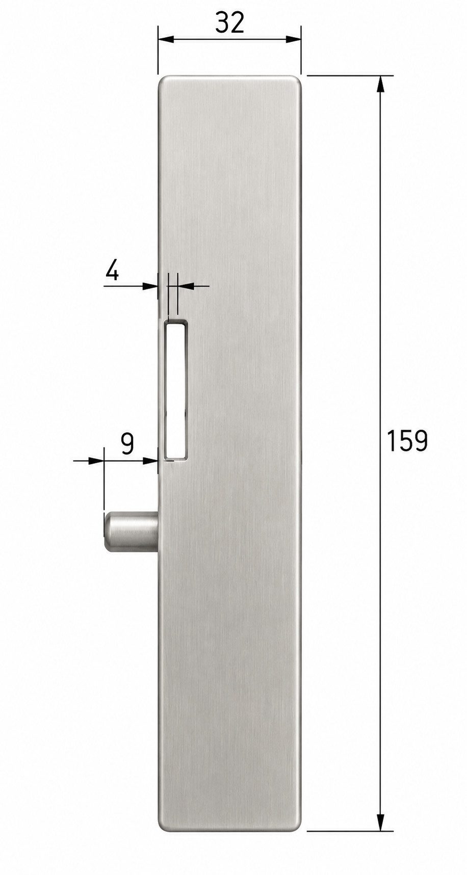 ASSA ABLOY Garagentorantrieb Garagentorschloss – seitlich schließend – PZ 60/9 – Kastendicke 32 mm, mit Schließfunktion: Drehzuhaltung (Nachtfunktion), (1-tlg., – Bild 5 von 5