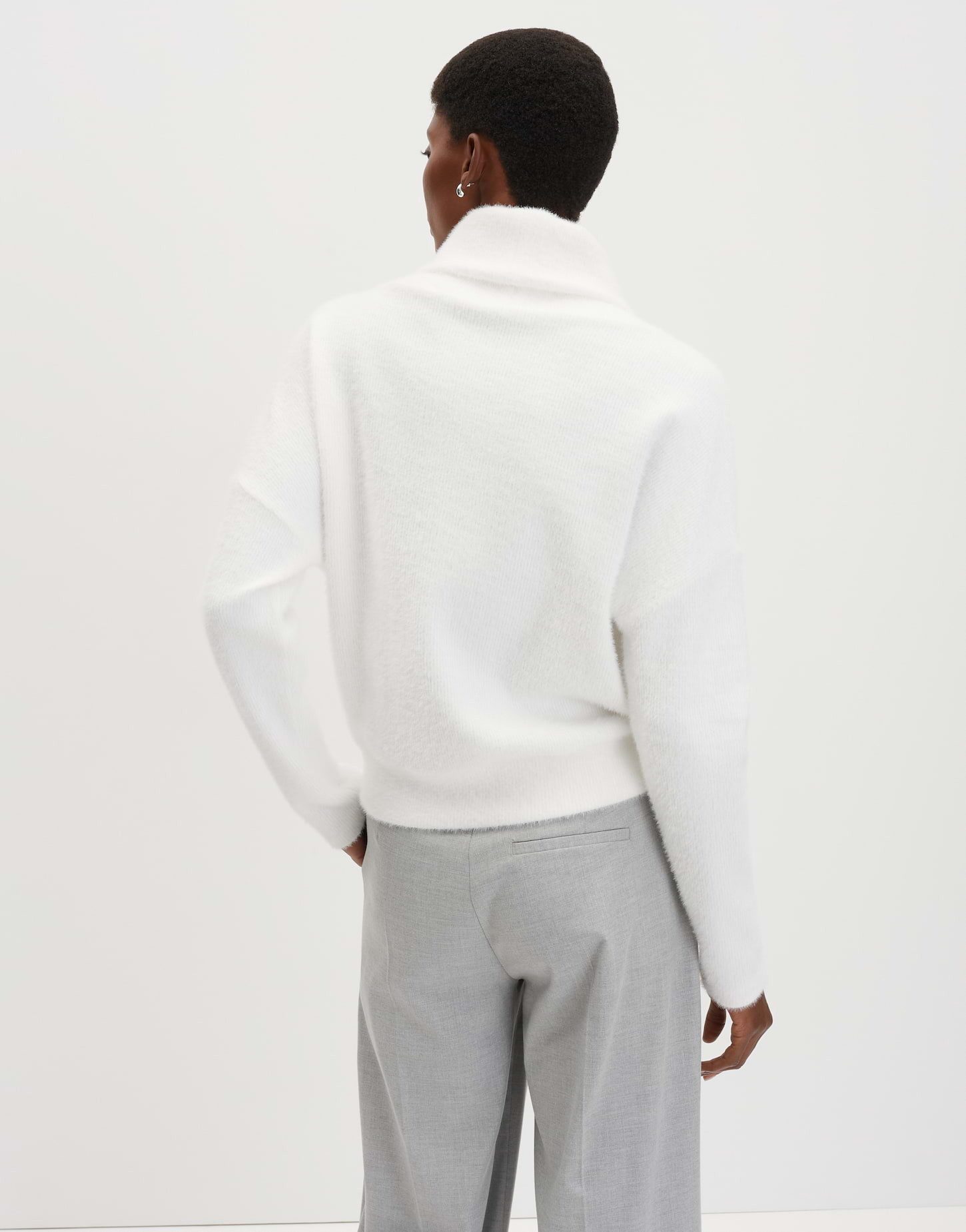 someday Sweatshirt URAJA Regular mit breitem Rollkragen Bequemer Sweatshirt-Klassiker mit breitem Rollkragen und Rippstruktur – Bild 3 von 5