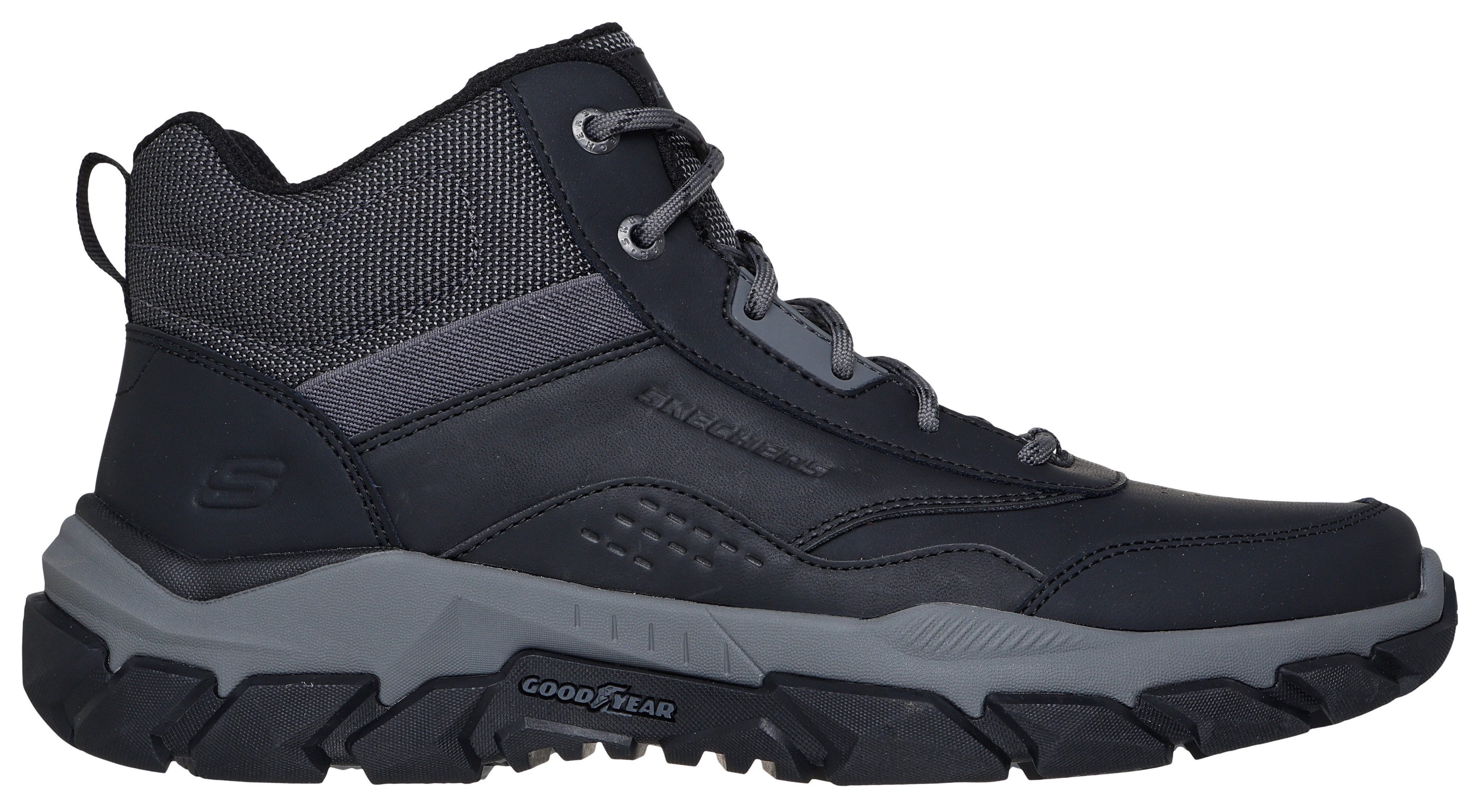 Skechers SANTORO-HOPKINS Trekkingschuh Freizeitschuh, Schnürboots mit Air-Cooled Memory Foam