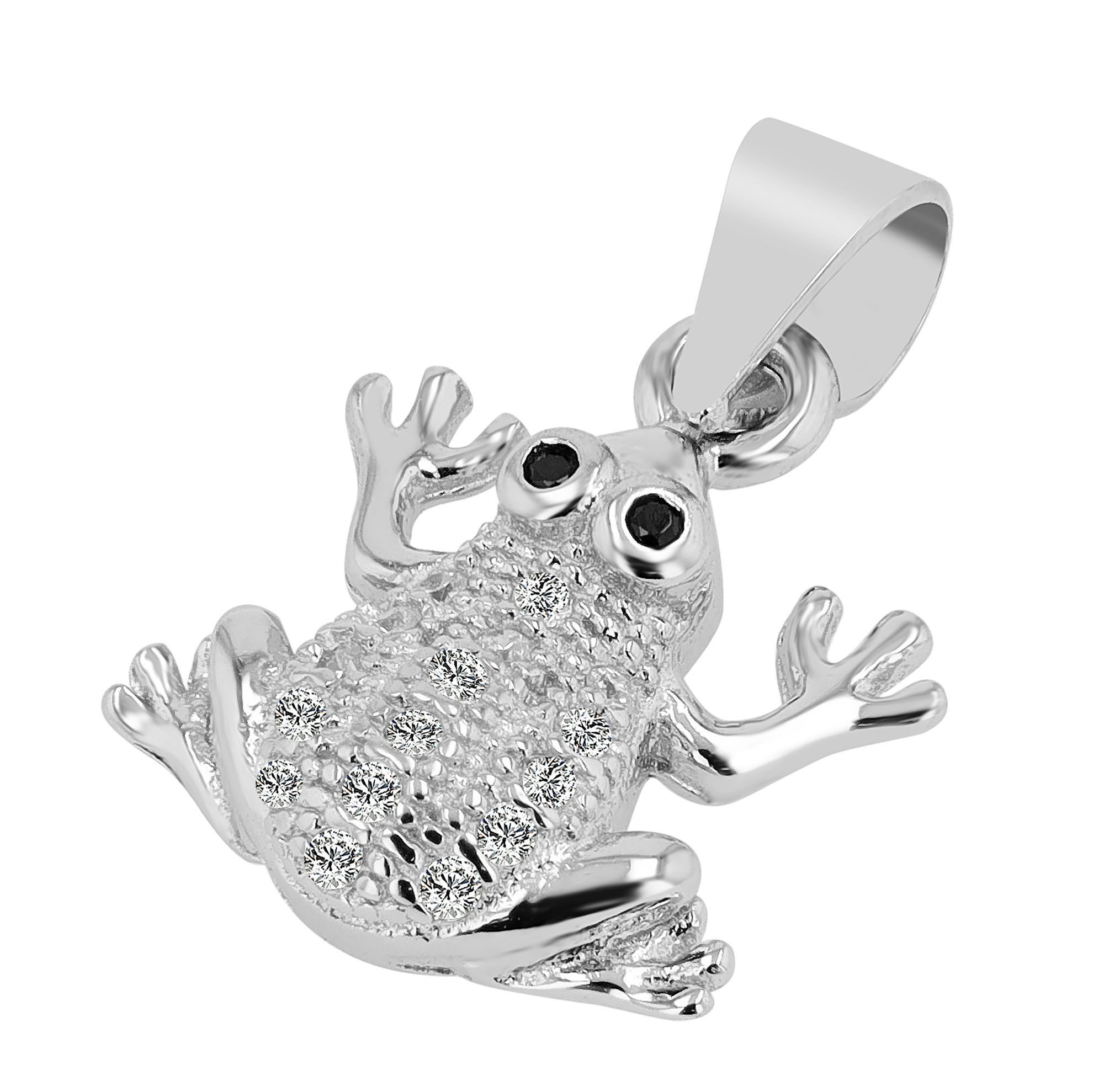 Kettenanhänger Anhänger aus 925 Silber mit Zirkonia