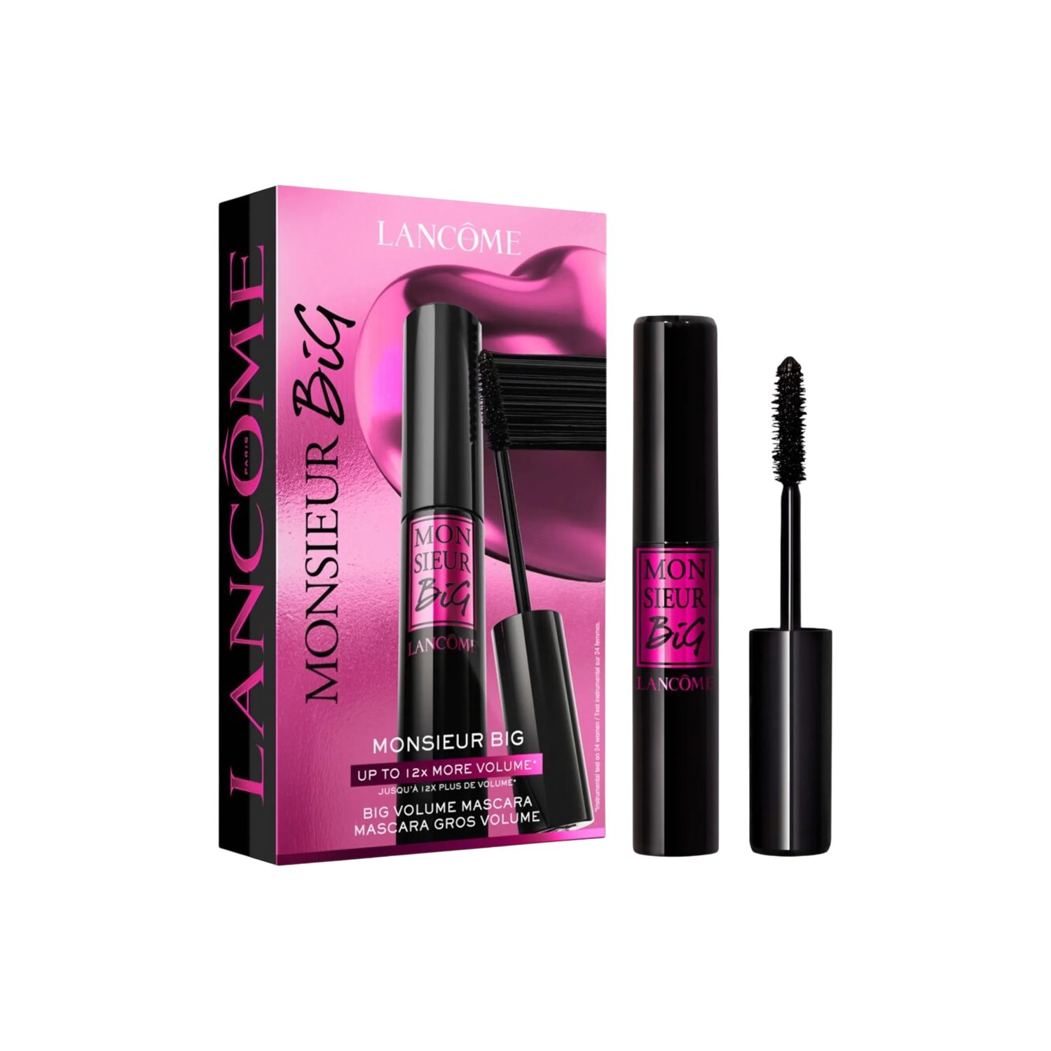 LANCOME Mascara-Set Monsieur Big Mascara Set (Drama Liqui-Pencil Mini + Bi-Facil 30 ml), 3-tlg.