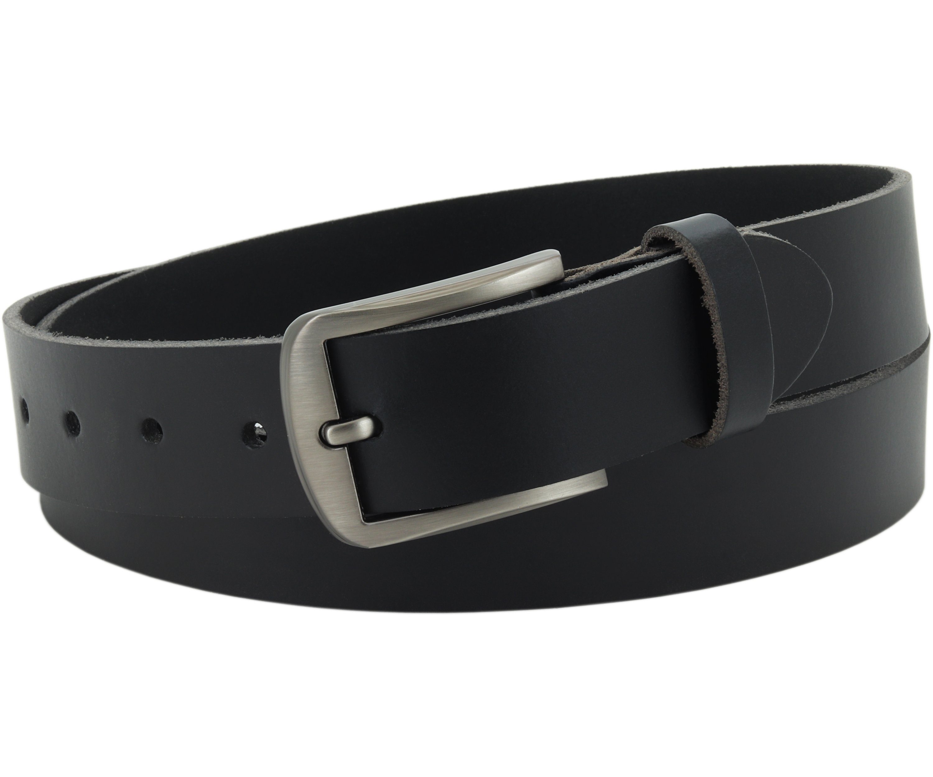 Ledergürtel OM416-PL-Schwarz