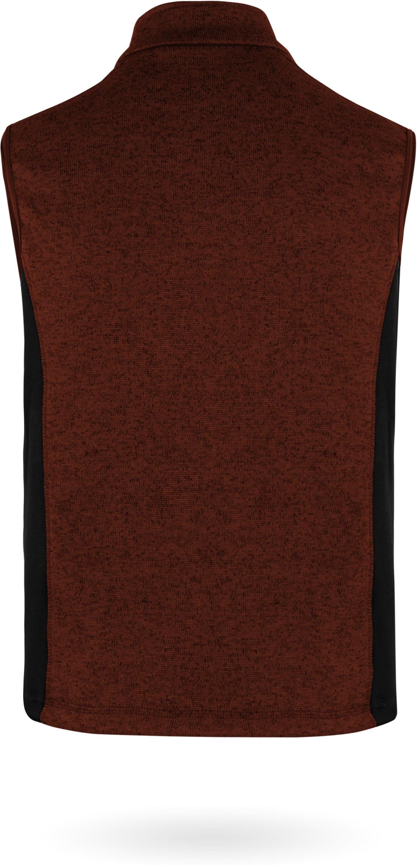 Seitentaschen Winterweste Outdoorweste Herren Ärmellose Strickweste Neopren - Fleeceweste und Rot Shamattawa mit Strick-Fleeceweste normani