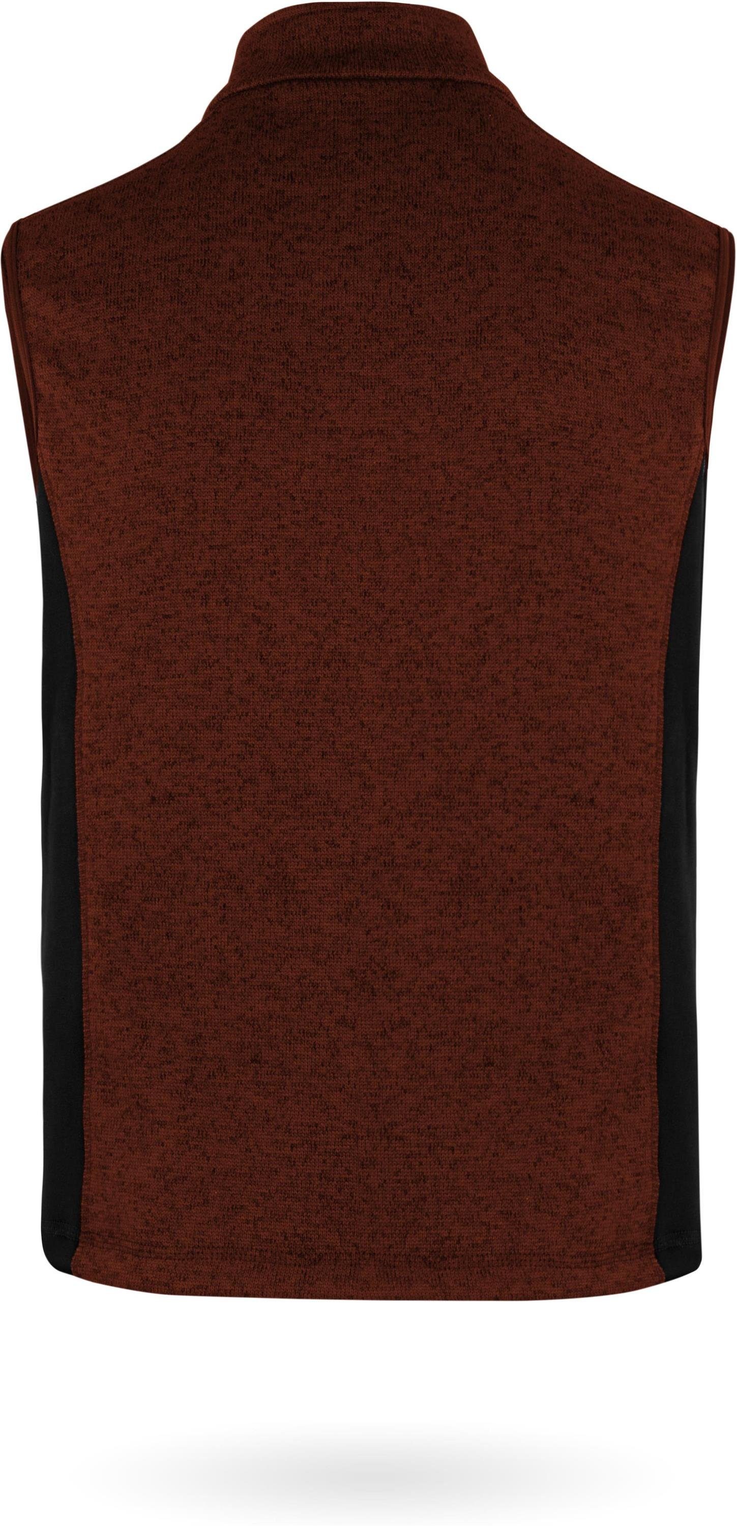 normani Fleeceweste Herren Strick-Fleeceweste Shamattawa Winterweste mit Seitentaschen und Neopren - Ärmellose Strickweste – Bild 5 von 5