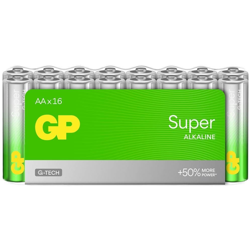 GP GP Alkaline Batterien AA Mignon, Super Batteries Akku LR06,