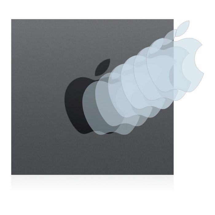 Savvies Schutzfolie für Apple iPad Pro WiFi 11" 2020 (NUR Logo) (6 Stück) Folie Schutzfolie klar