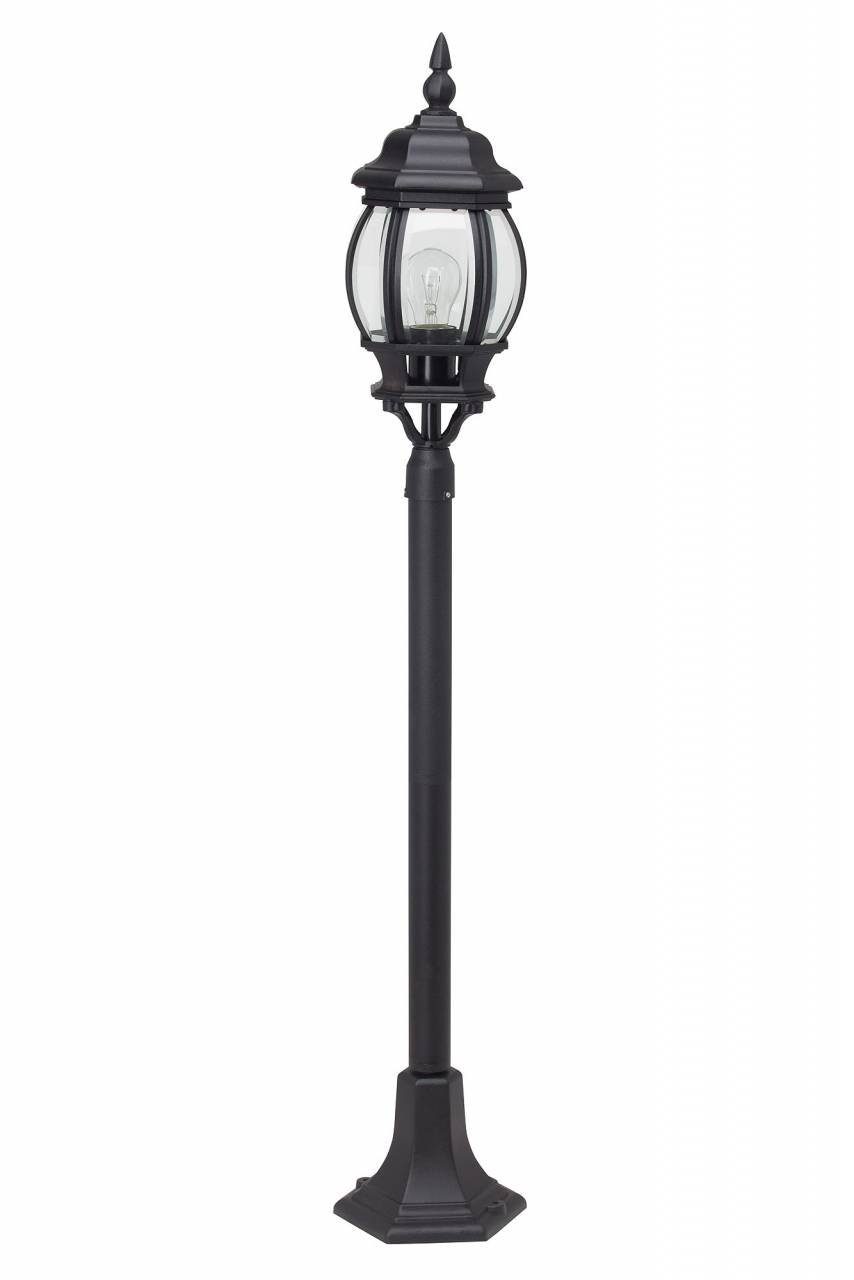 Brilliant Außen-Stehlampe Istria, Lampe Istria 1x A60, geeignet Außenstandleuchte 60W, schwarz fü E27