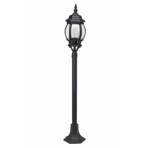 Brilliant Außen-Stehlampe Istria, Lampe Istria Außenstandleuchte schwarz 1x A60, E27, 60W, geeignet fü