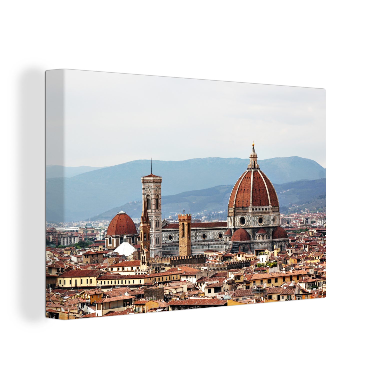 OneMillionCanvasses® Leinwandbild Italien - Architektur - Florenz, (1 St), Wandbild Leinwandbilder, Aufhängefertig, Wanddeko, 30x20 cm