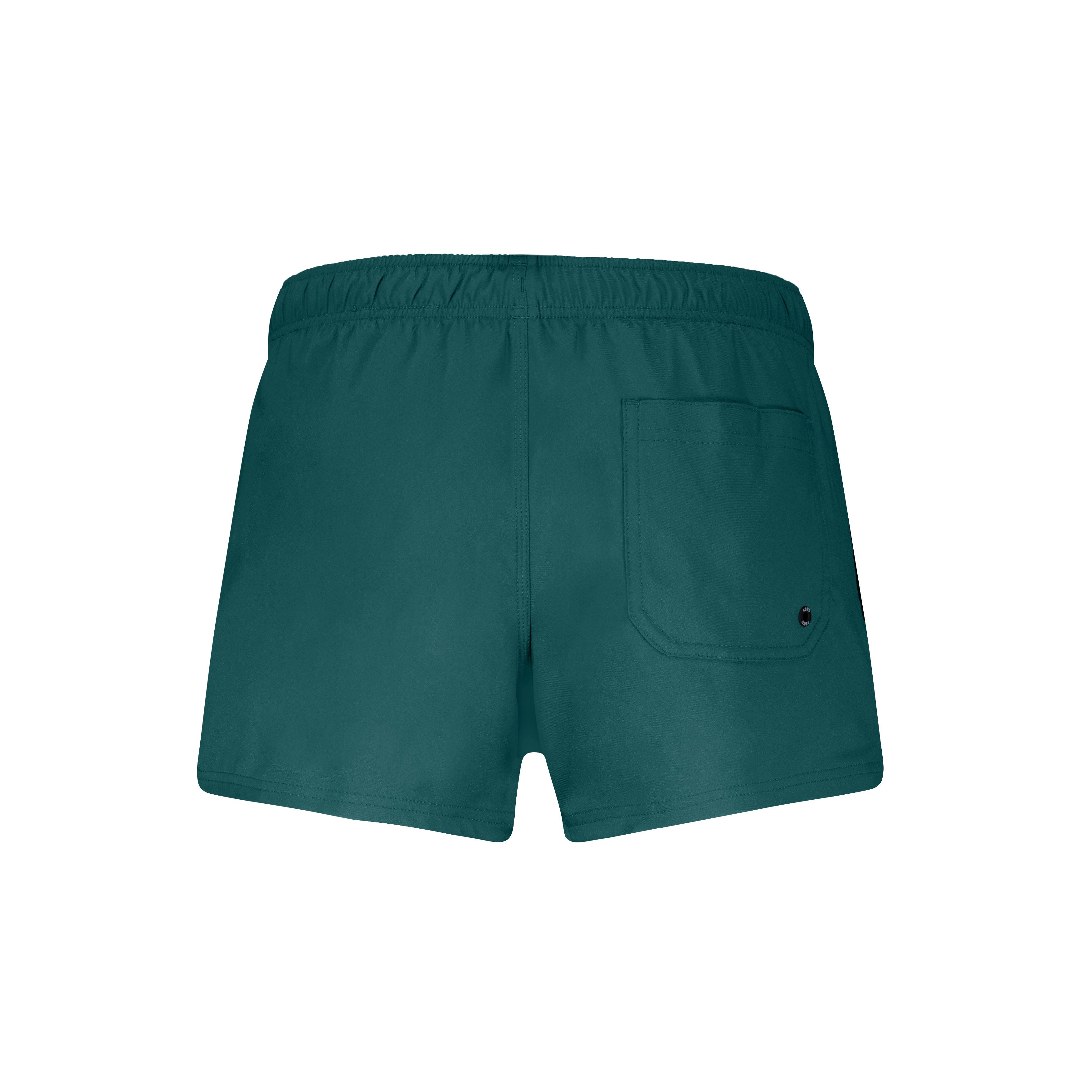 PUMA Badeshorts PUMA SWIM MEN SHORT LENGTH SWIM SHORTS mit seitlichen Eingriff-Taschen, Gesäßtasche mit Klettverschluss
