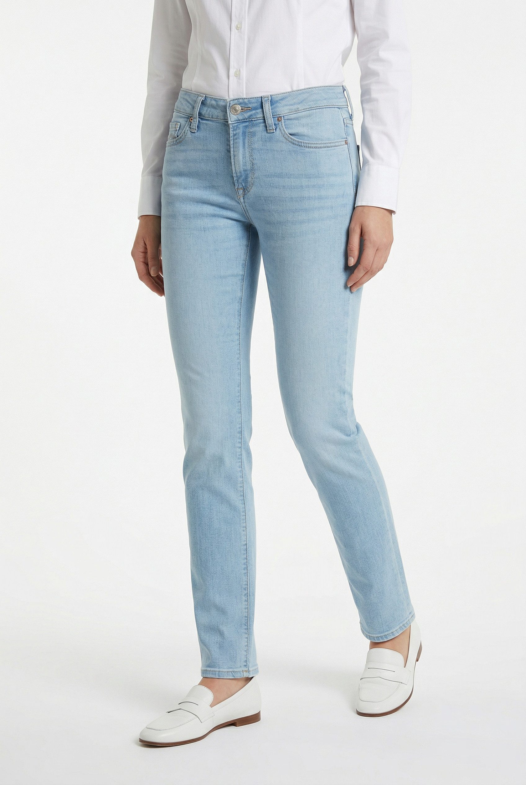 Replay Bootcut-Jeans NEW LUZ mit gesticktem R an der Gesäßtasche
