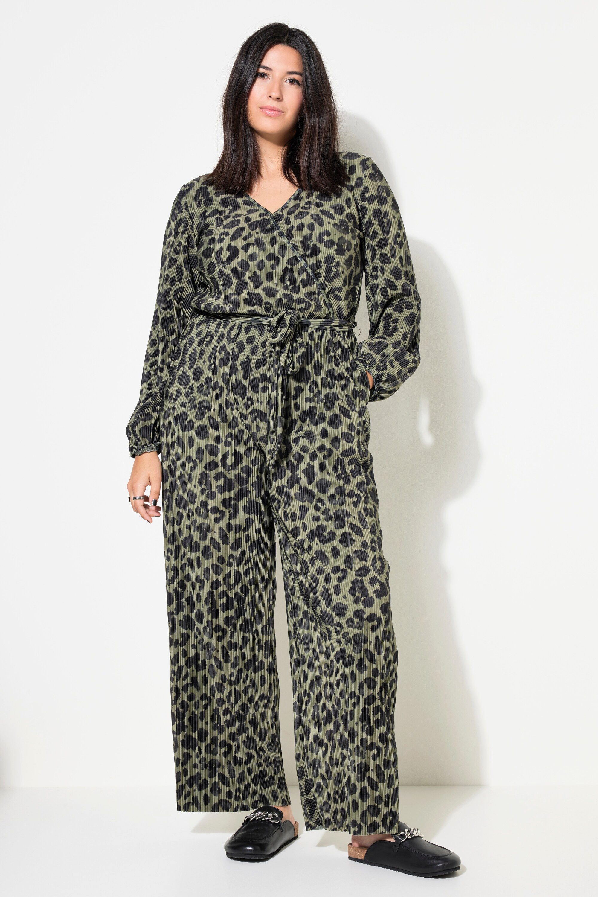 Studio Untold Maxikleid Jumpsuit Plissee Leo günstig online kaufen