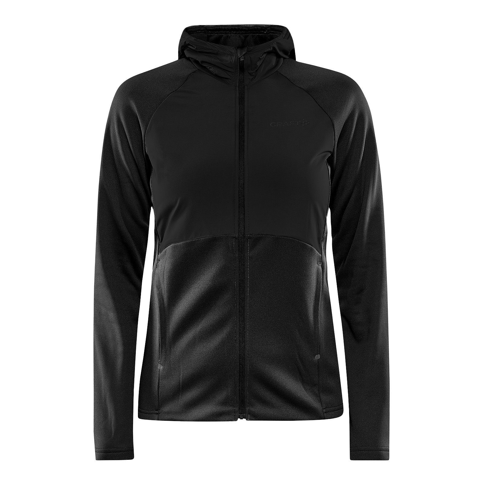 Craft Trainingsjacke ADV Essence Jersey Hood Jacket mit Kapuze und windschützendem Stoff