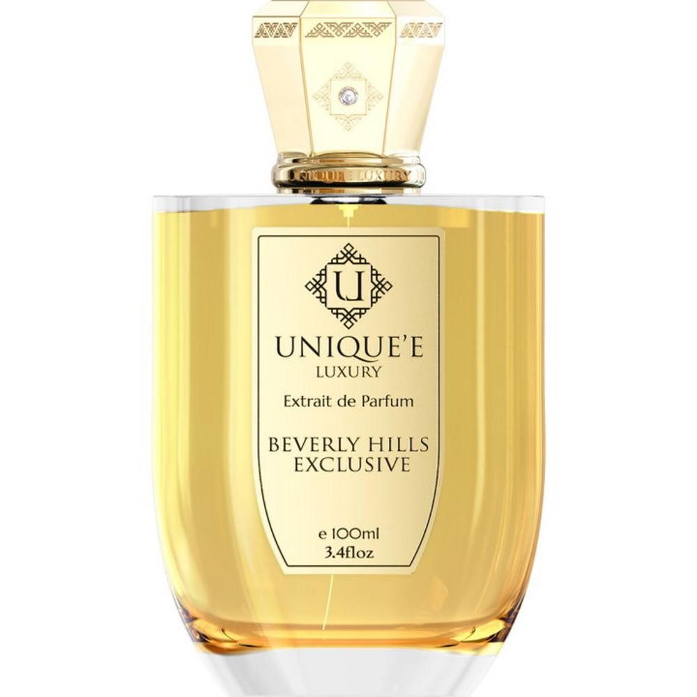 Unique'e Luxury Extrait Parfum Unique'e Luxury Beverly Hills Exclusive Extrait de Parfum 100ml, Exklusiver Unisex-Duft mit intensiver Ausstrahlung