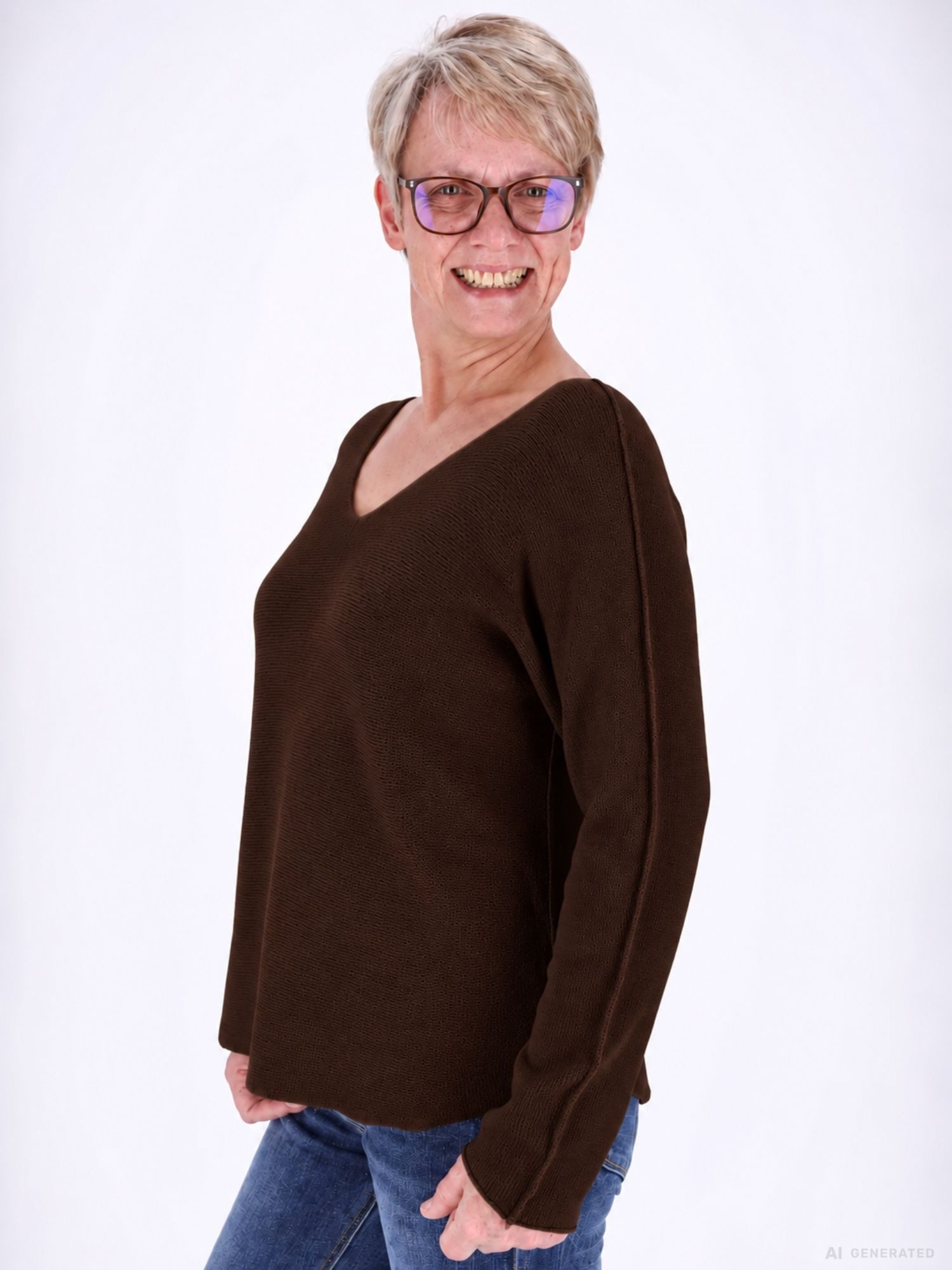 SPLASH OF COLOR Strickpullover