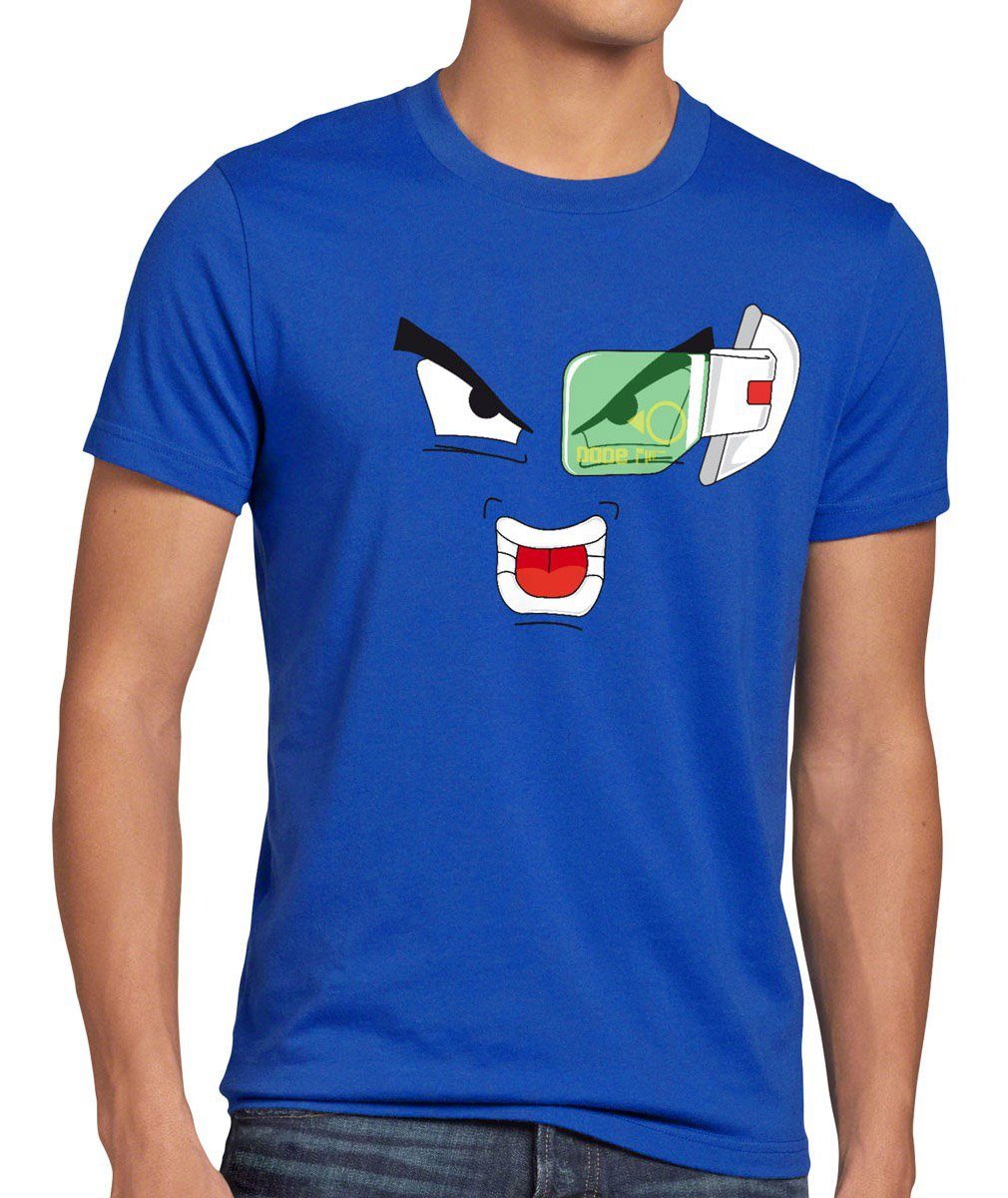 Roshi Print-Shirt T-Shirt balls Goku ball kame blau son Anime style3 Dragon brille Herren vegeta Scouter